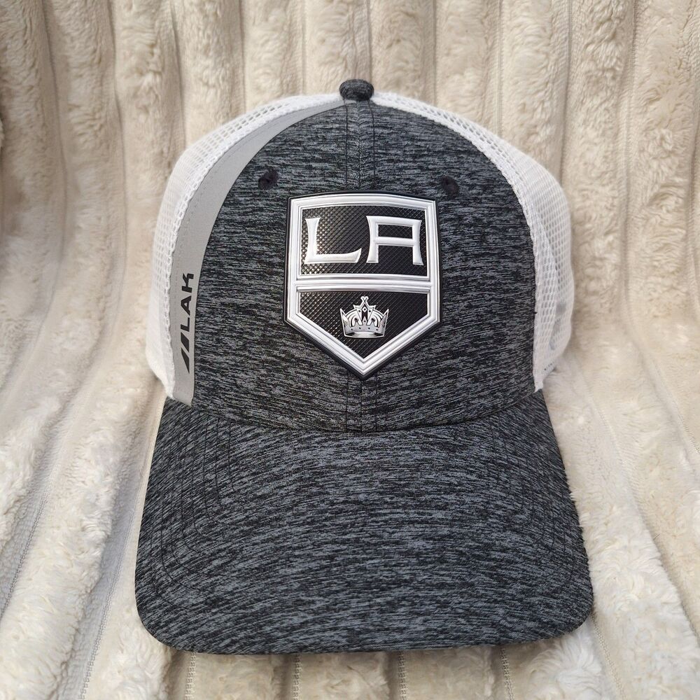 LA Kings Los Angeles Kings Fanatics Pro Locker Room Mesh Trucker Adjustable Cap